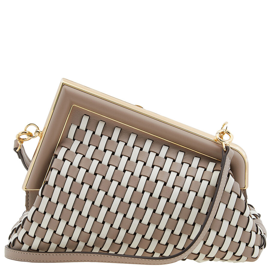 Fendi Hand Woven Leather Bag - 4