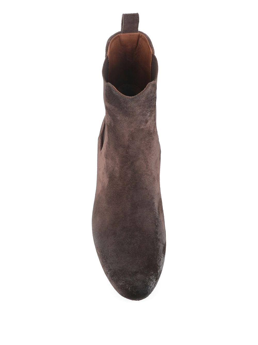 elastic-panel suede boots - 4