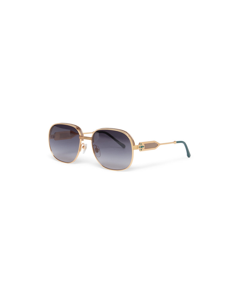 Silver & Gold The Vermont Sunglasses | Casablanca Paris 1