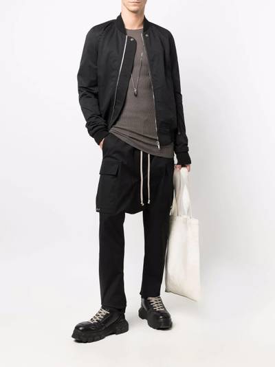 Rick Owens drop-crotch track pants outlook