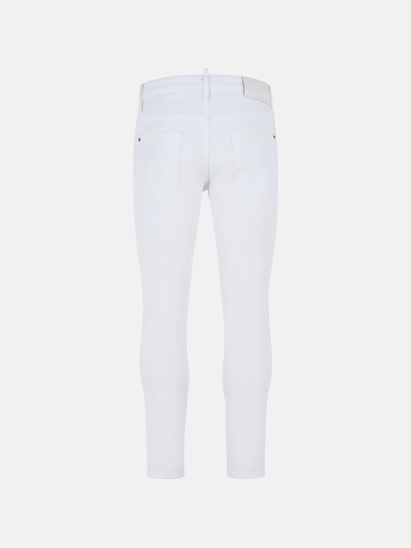 DSQUARED2 WHITE COTTON JEANS outlook