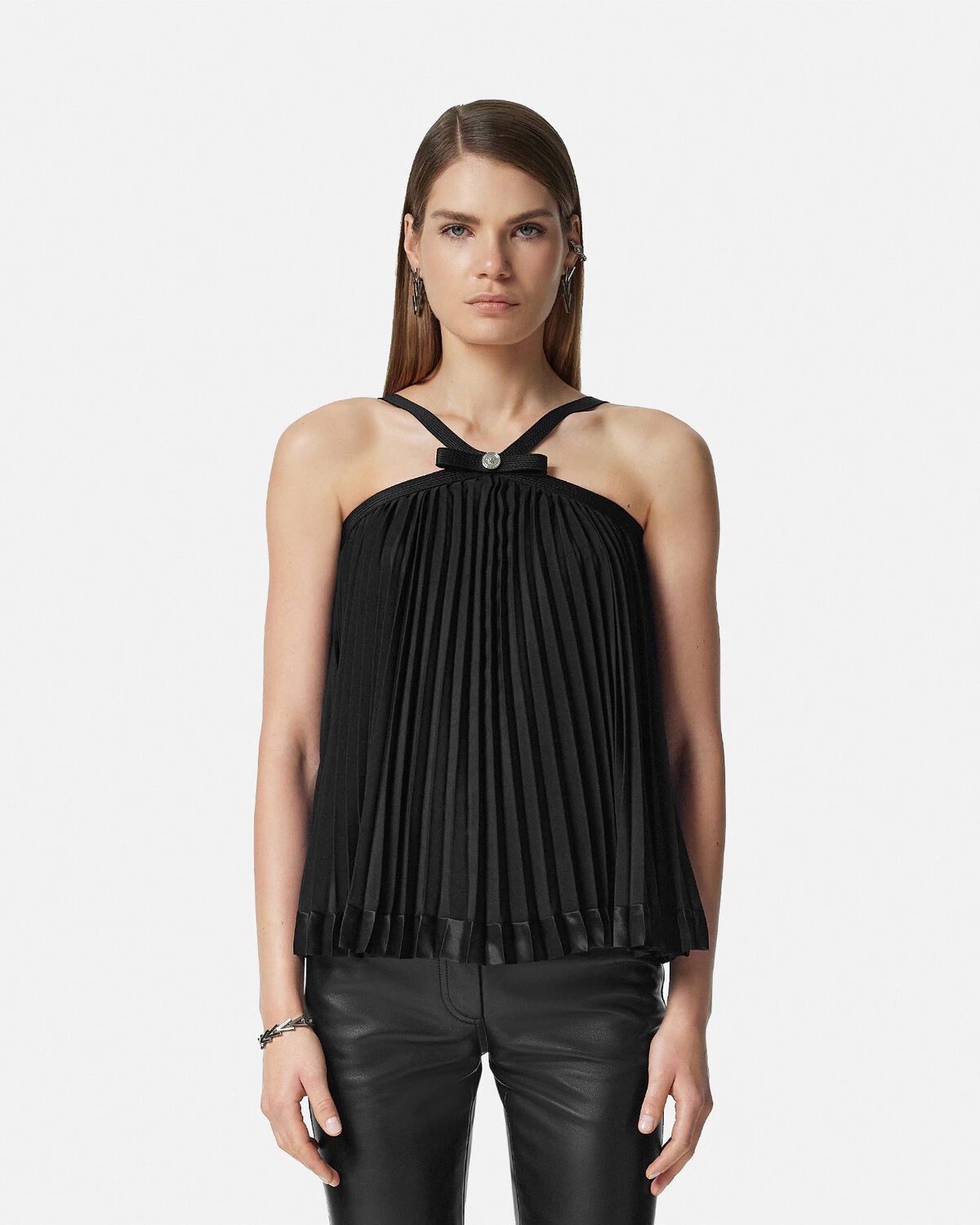 Pleated Halterneck Top - 4