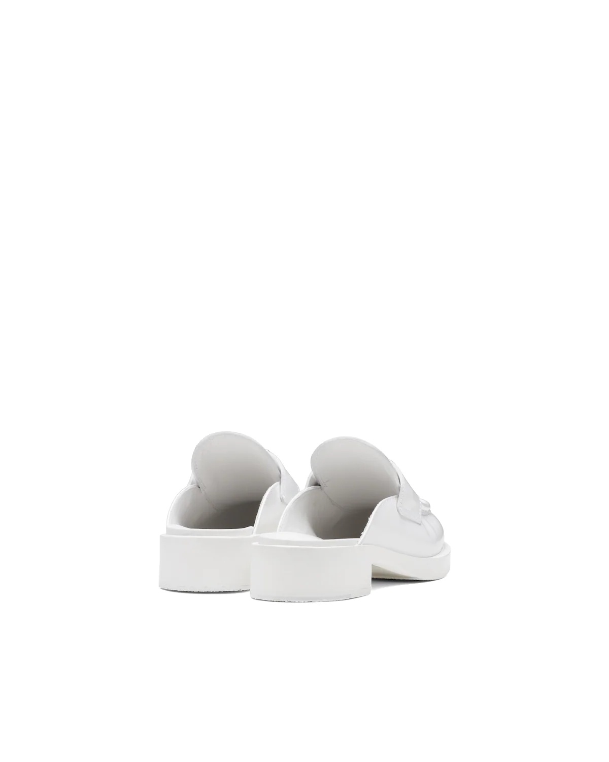 Chocolate brushed leather mules - 3