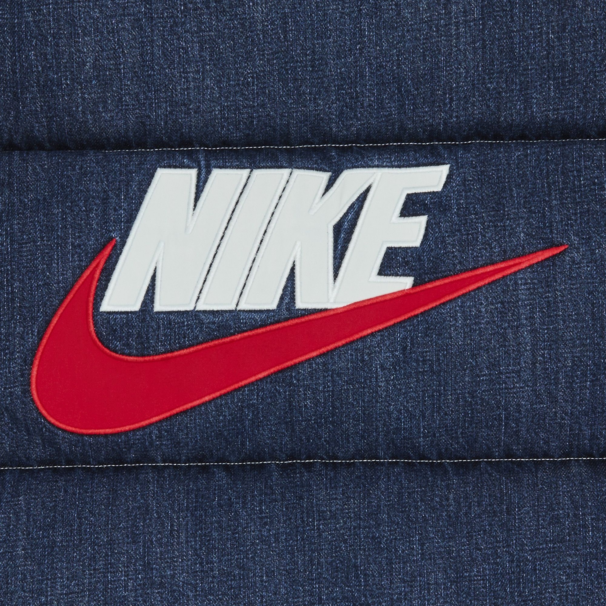 Supreme x Nike Denim Puffer Vest 'Indigo' - 3