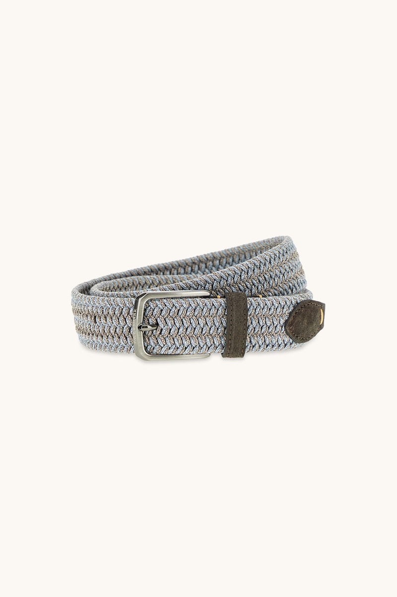 Paul & Shark ELASTIC BRAIDED BELT WITH SUEDE FINISHES outlook