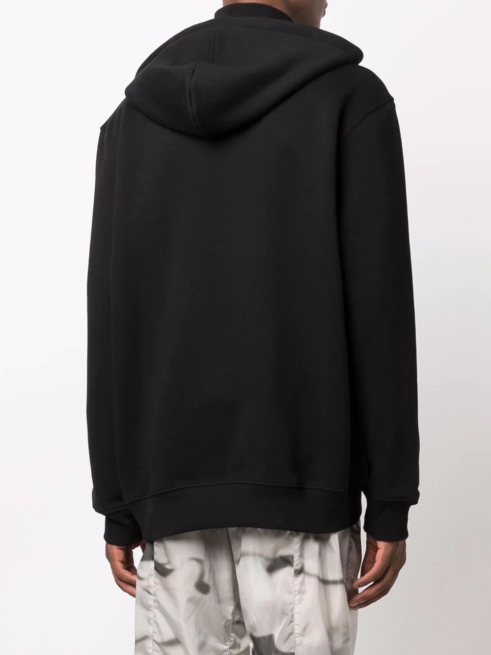 logo-print organic cotton hoodie - 4