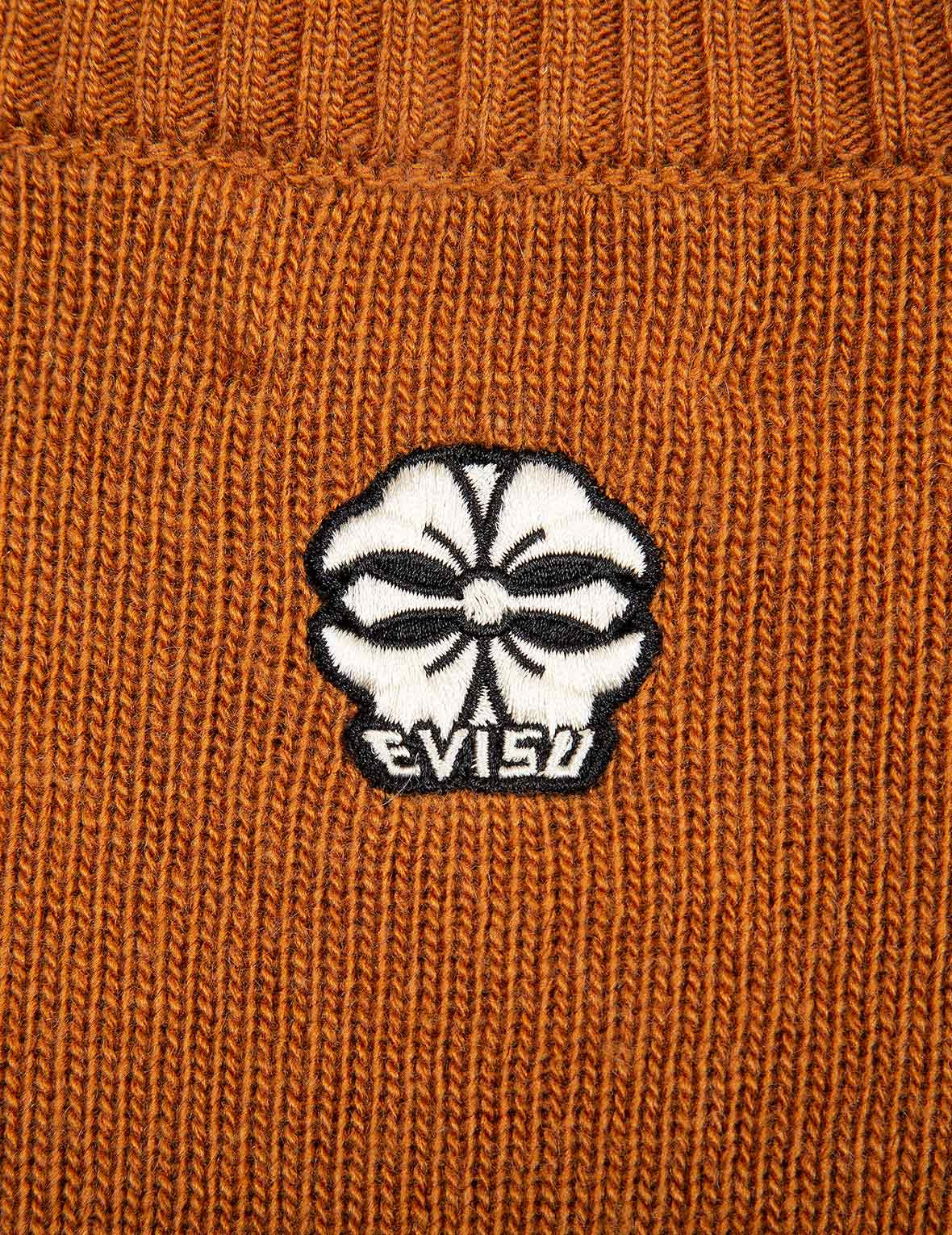 KAMON EMBROIDERY TURTLENECK KNITTED PULLOVER - 9