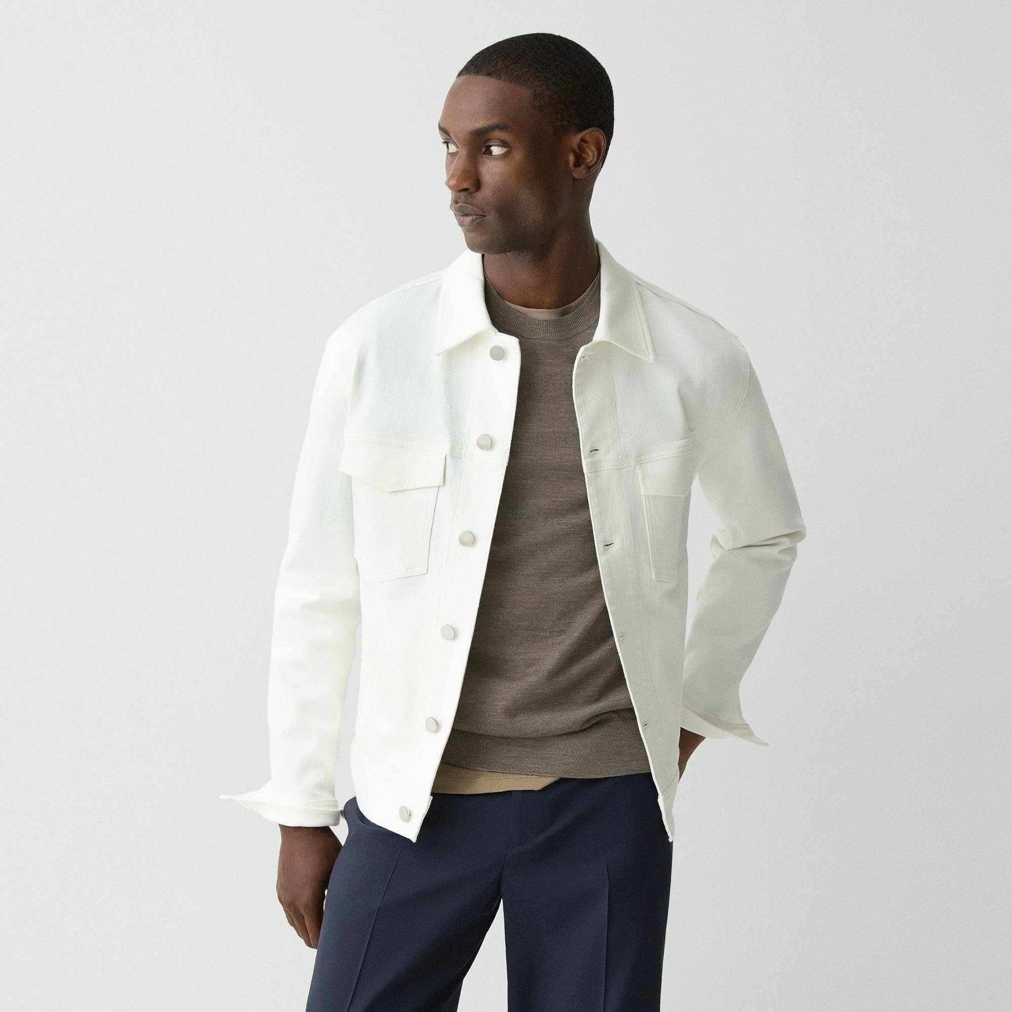 City Trucker Jacket in Stretch Denim - 2