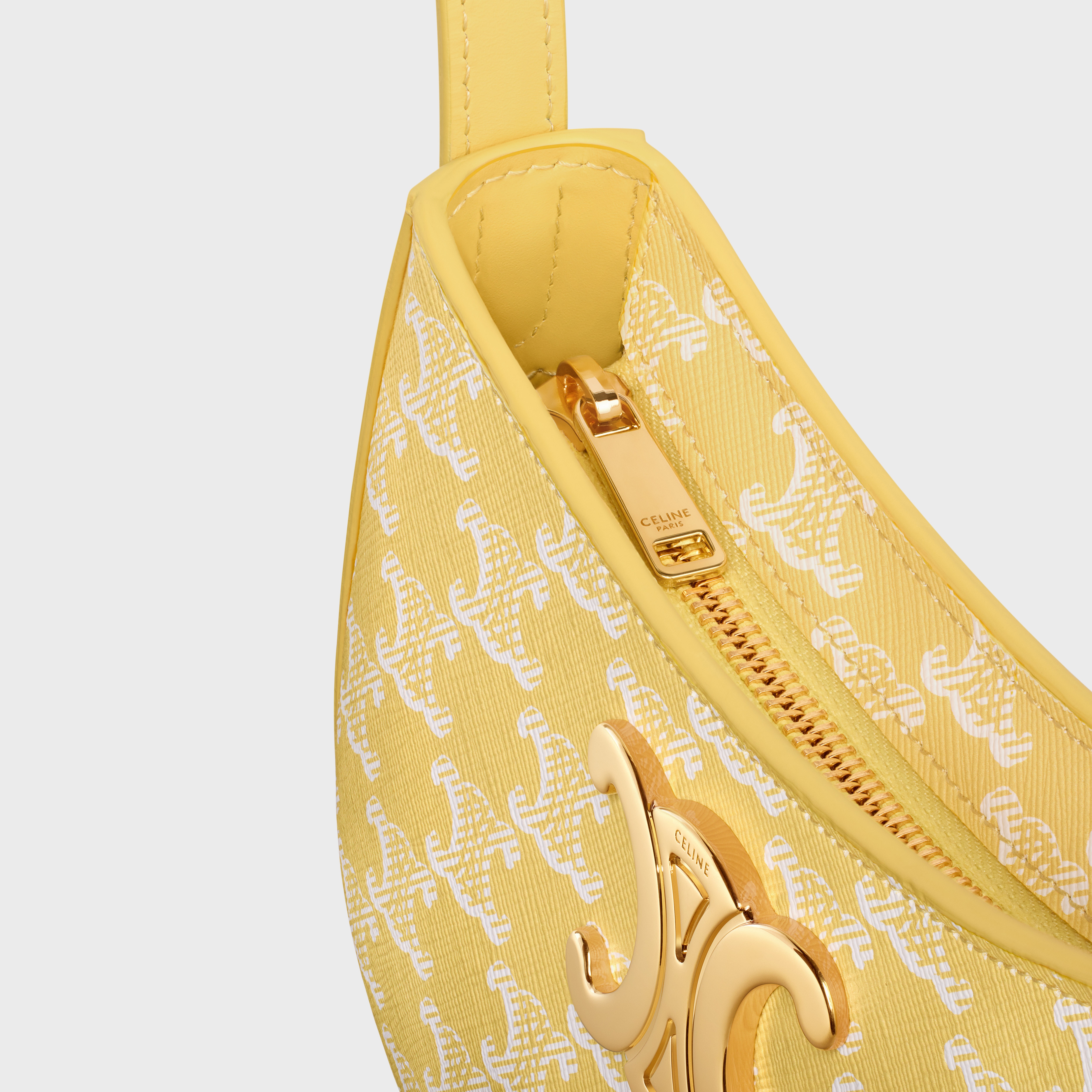 MEDIUM TILLY BAG in TRIOMPHE CANVAS AND CALFSKIN - 5