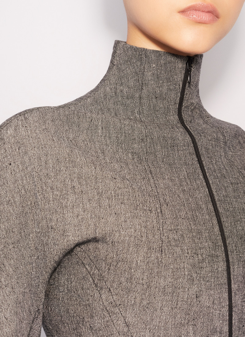 HIGHNECK CROPPED JACKET 5