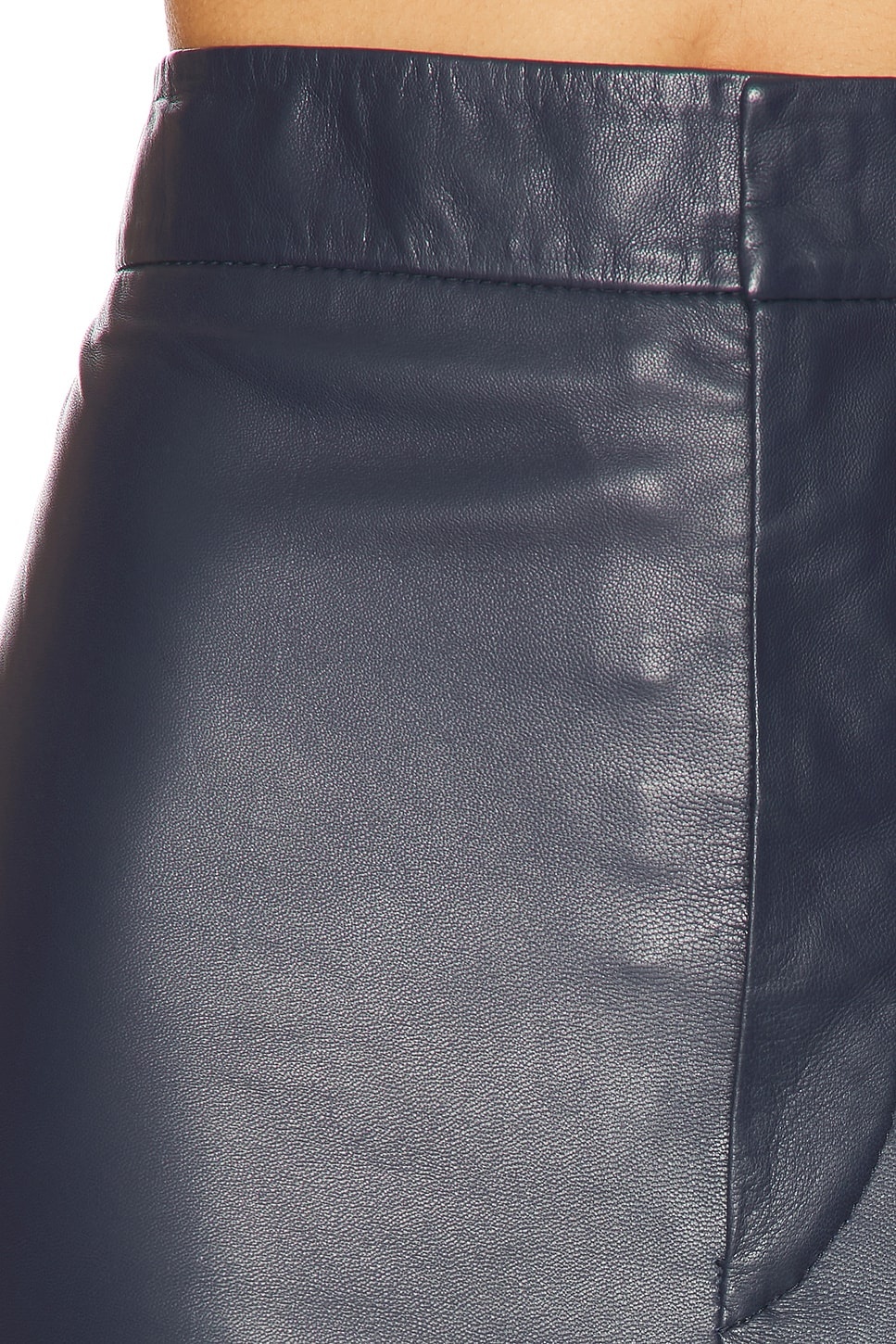 Flared Leather Trouser - 6