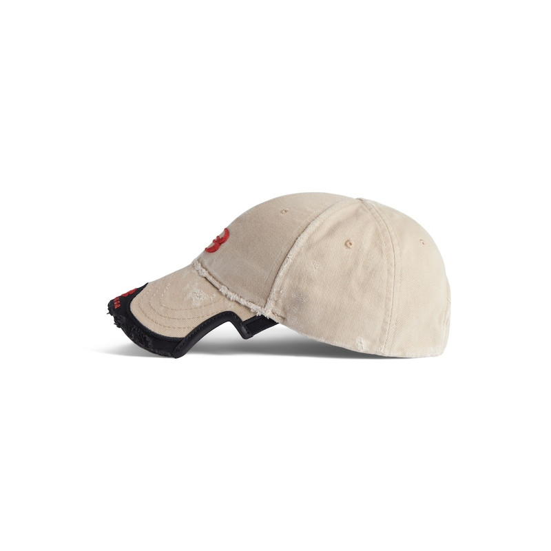 Men's Unity Sports Icon Cap in Beige/red 5