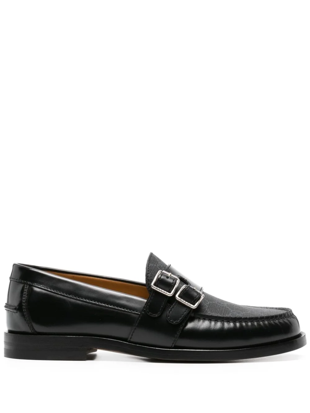 GG-canvas buckle loafers - 1