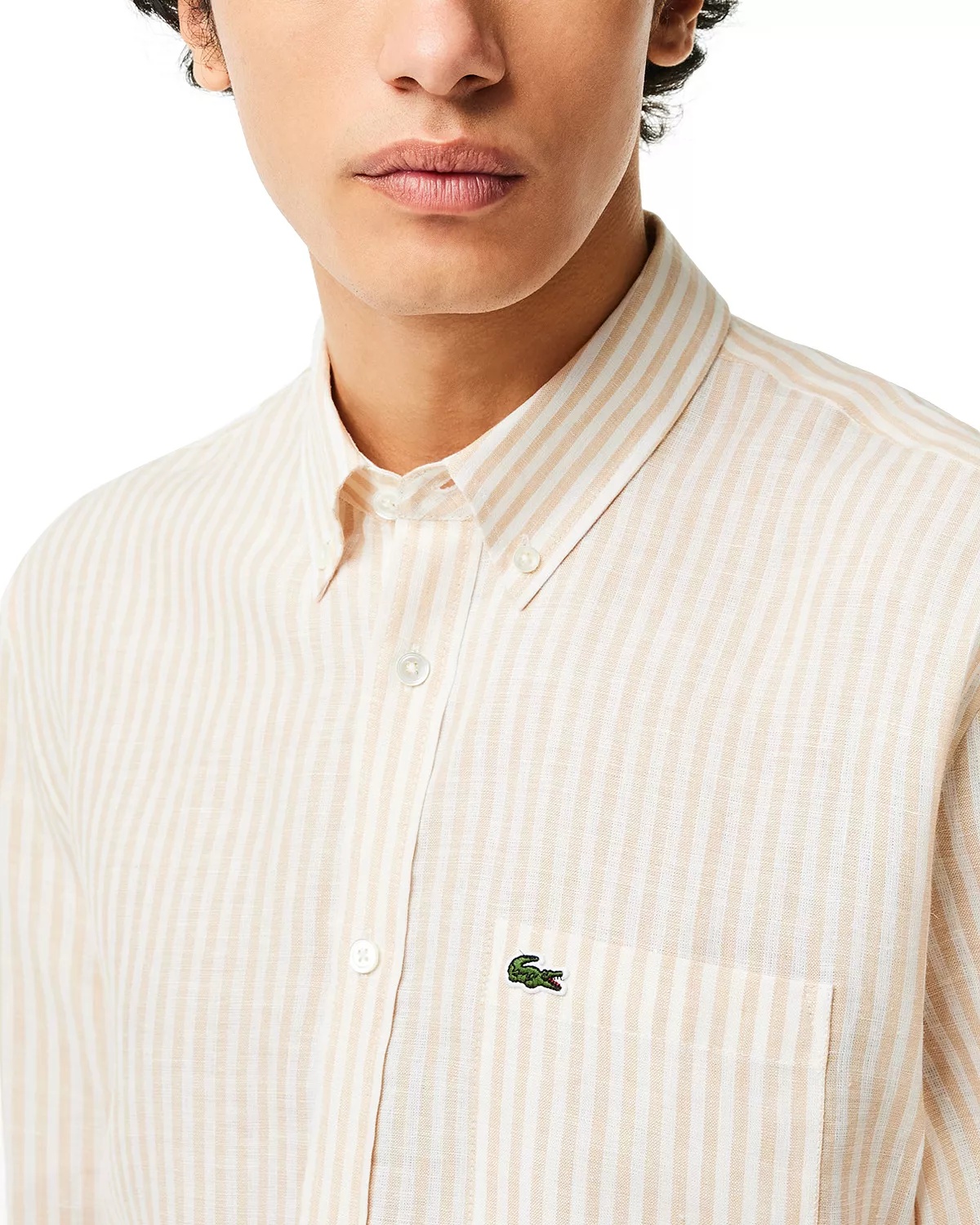 Long Sleeve Button Front Shirt - 4