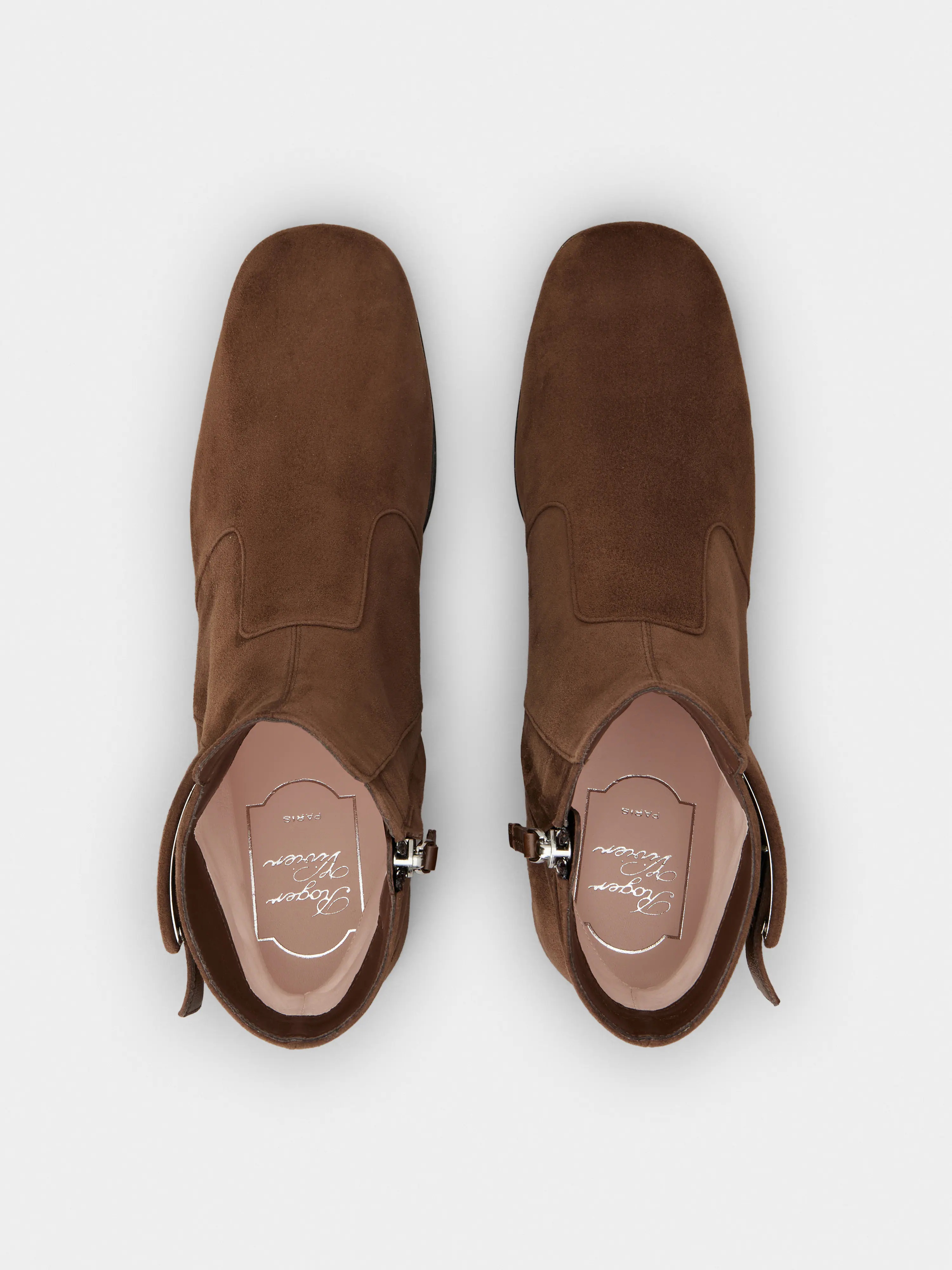 Très Vivier Booties in suede - 4