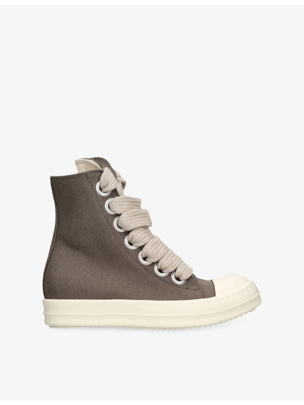 Jumbo-Lace High Canvas Trainers - 1