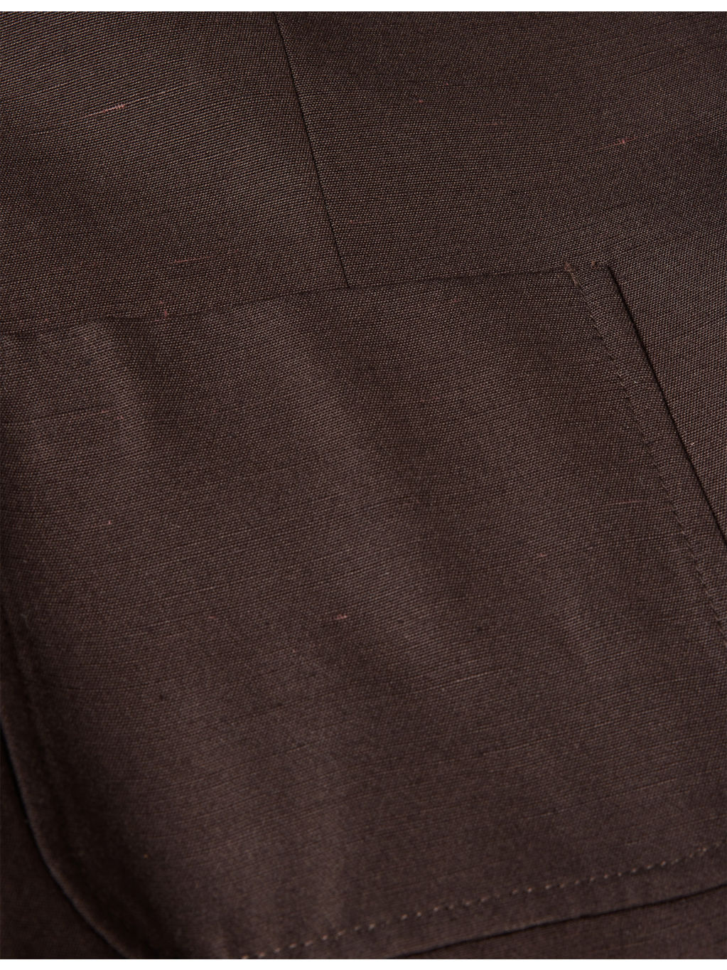 Cropped Notch-Lapels Woven Jacket - 7