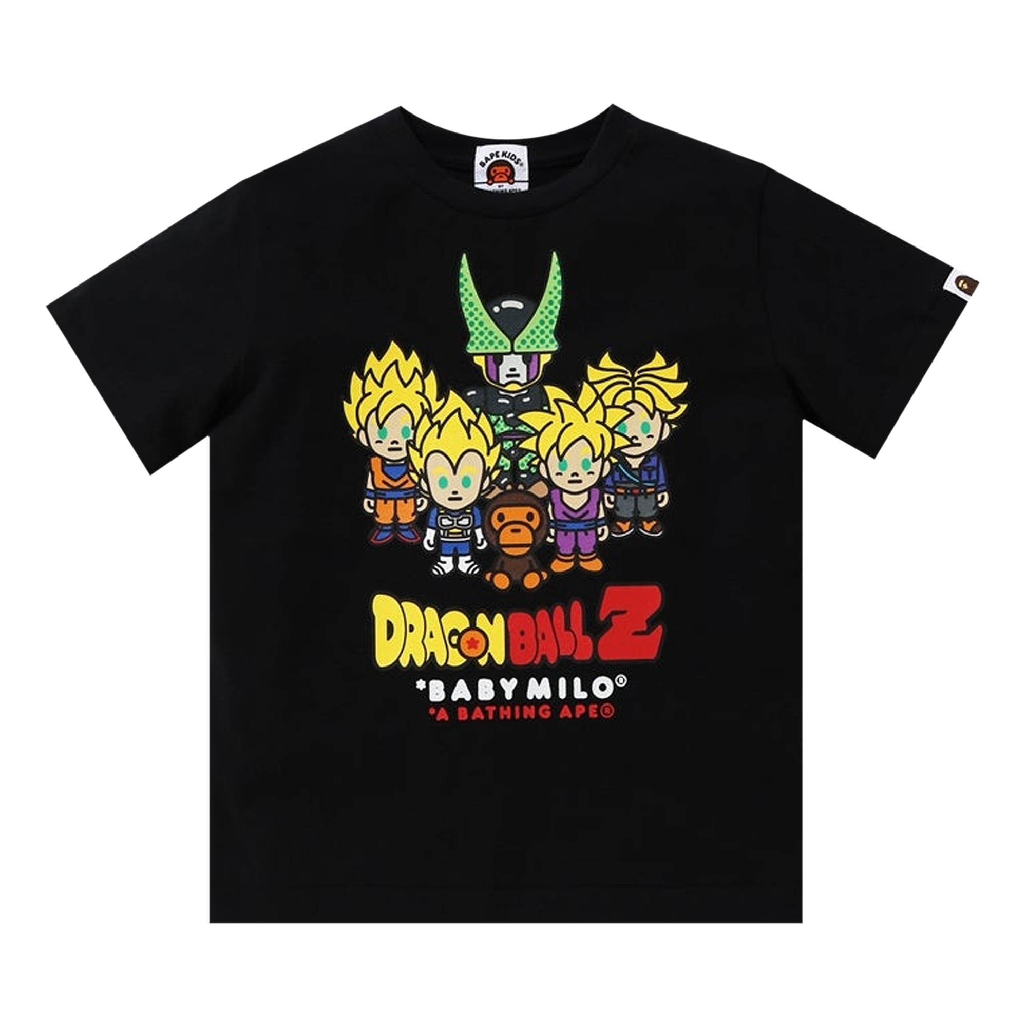 BAPE x Dragon Ball Z Baby Milo Super Saiyan & Cell Tee 'Black' - 1