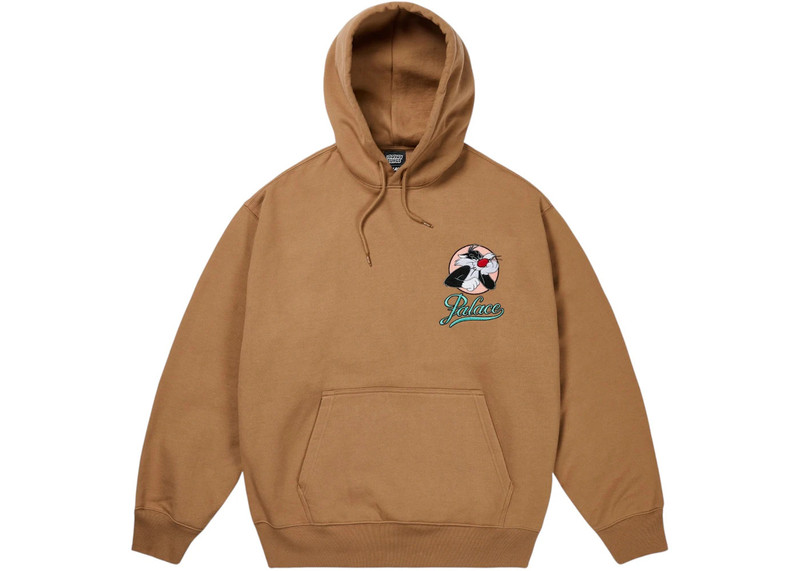 PALACE Palace x UGG Looney Tunes Hoodie Chestnut outlook