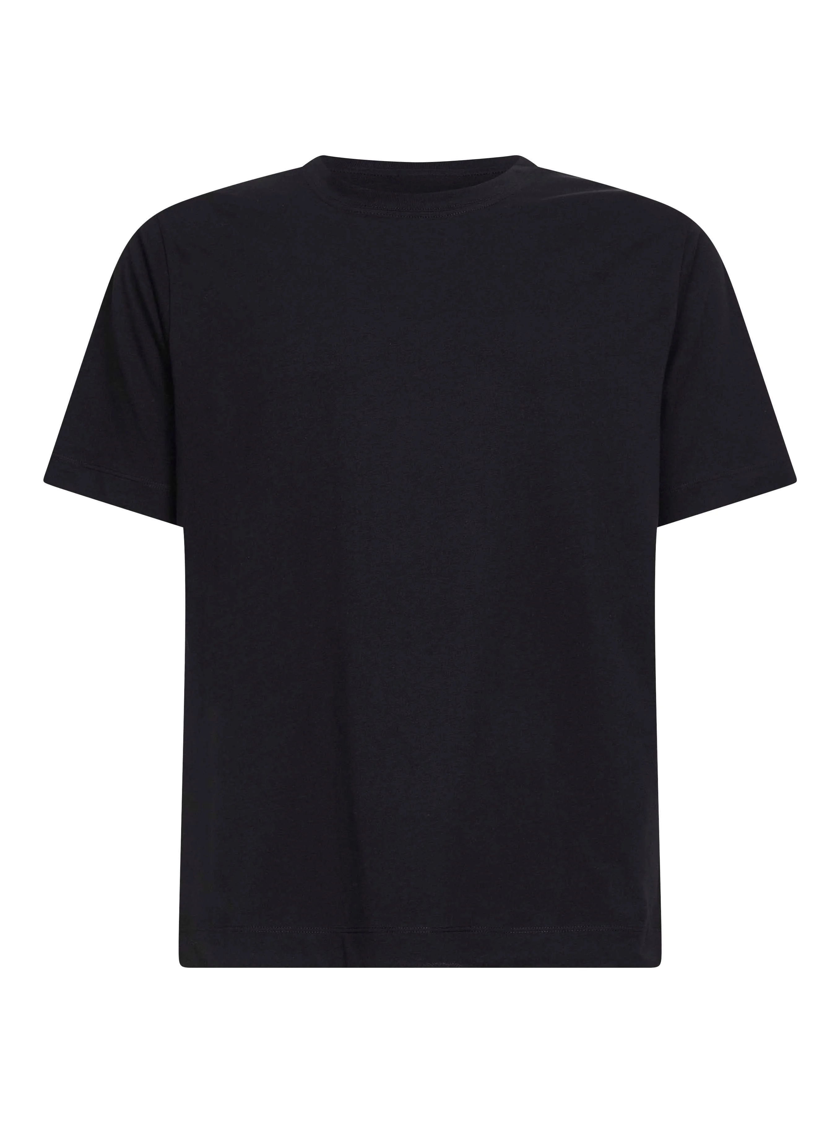 Dries Van Noten Men Black Jersey Regular-Fit Crewneck T-Shirt - 1