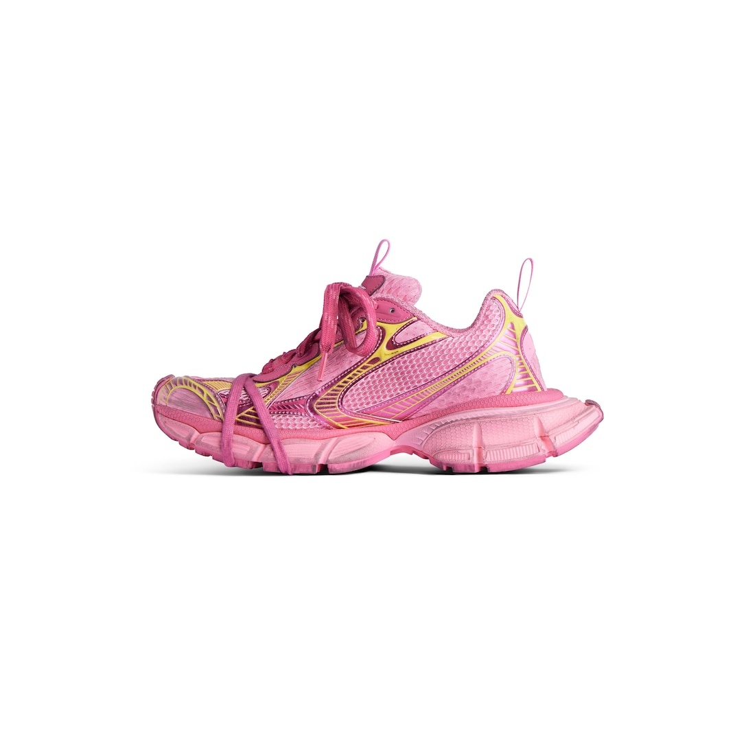 Women's 3xl Sneaker  in Pink/yellow - 4