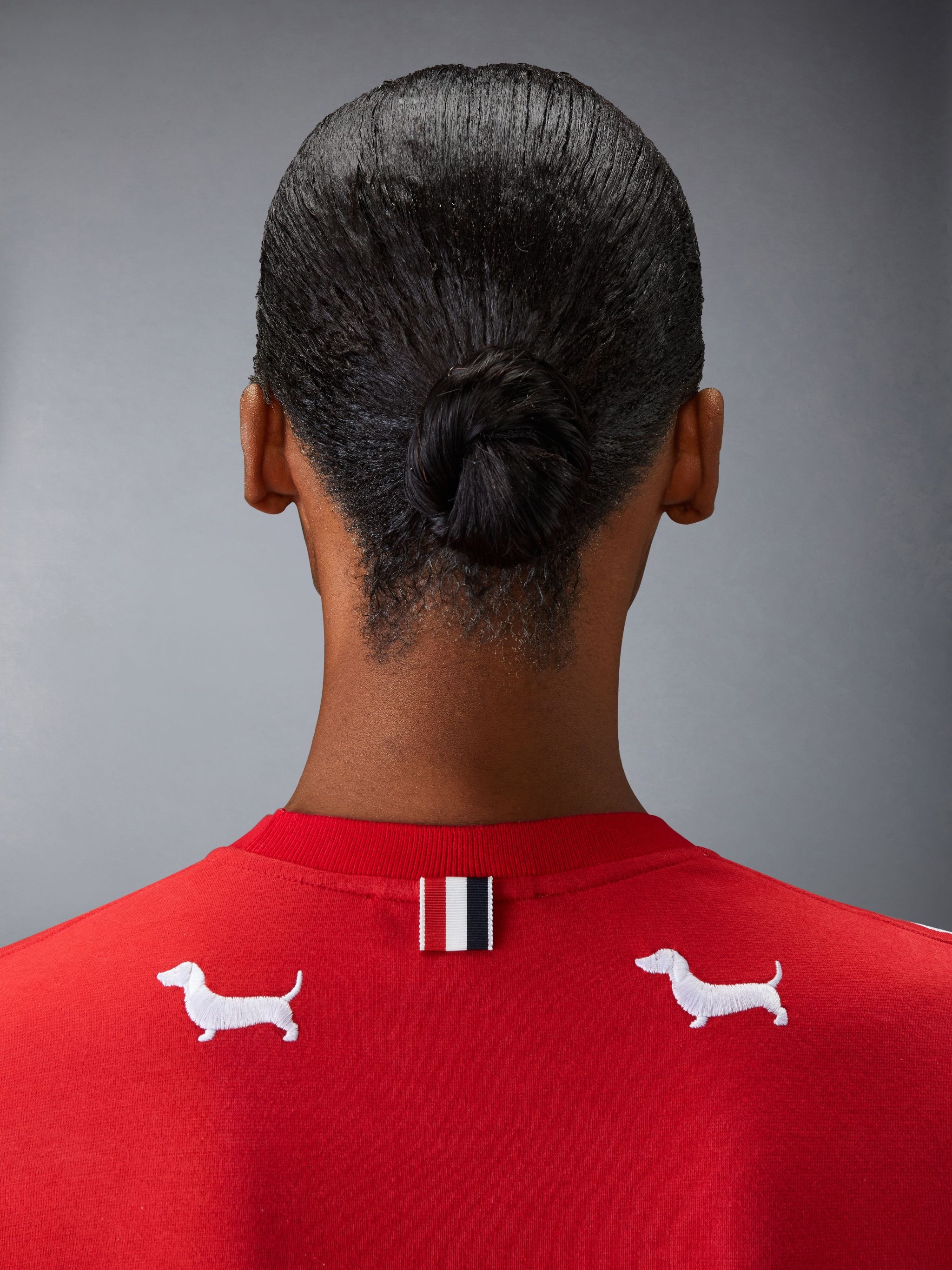 Thom Browne Cotton Milano Short Sleeve Hector Tee
