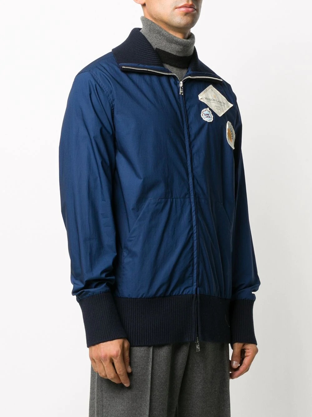 Maison Lanvin patches bomber jacket - 3