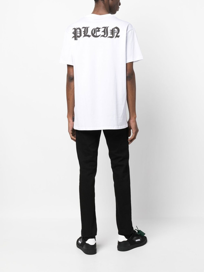 PHILIPP PLEIN Gothic Plein V-neck T-shirt outlook