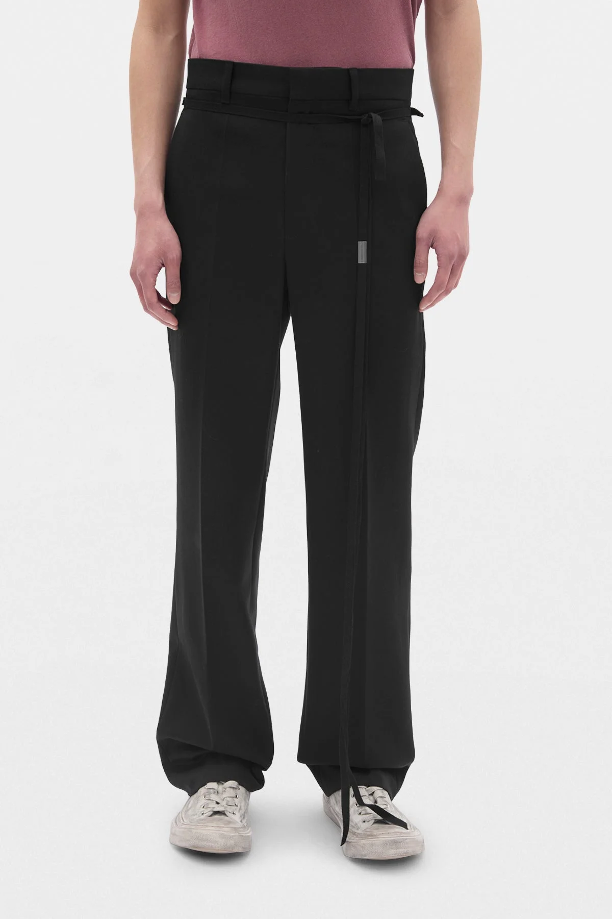 Rubert Classic Trousers with Ribbon Belt - 1