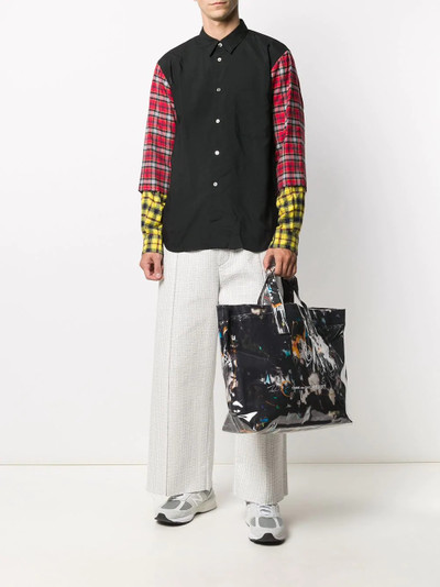 Comme des Garçons SHIRT graphic shopping tote outlook