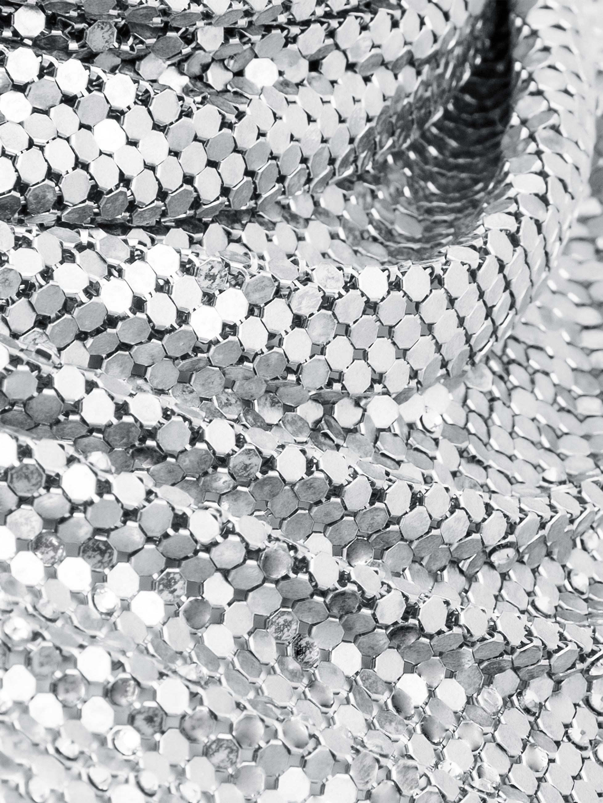 SILVER CHAINMAIL SCARF - 4