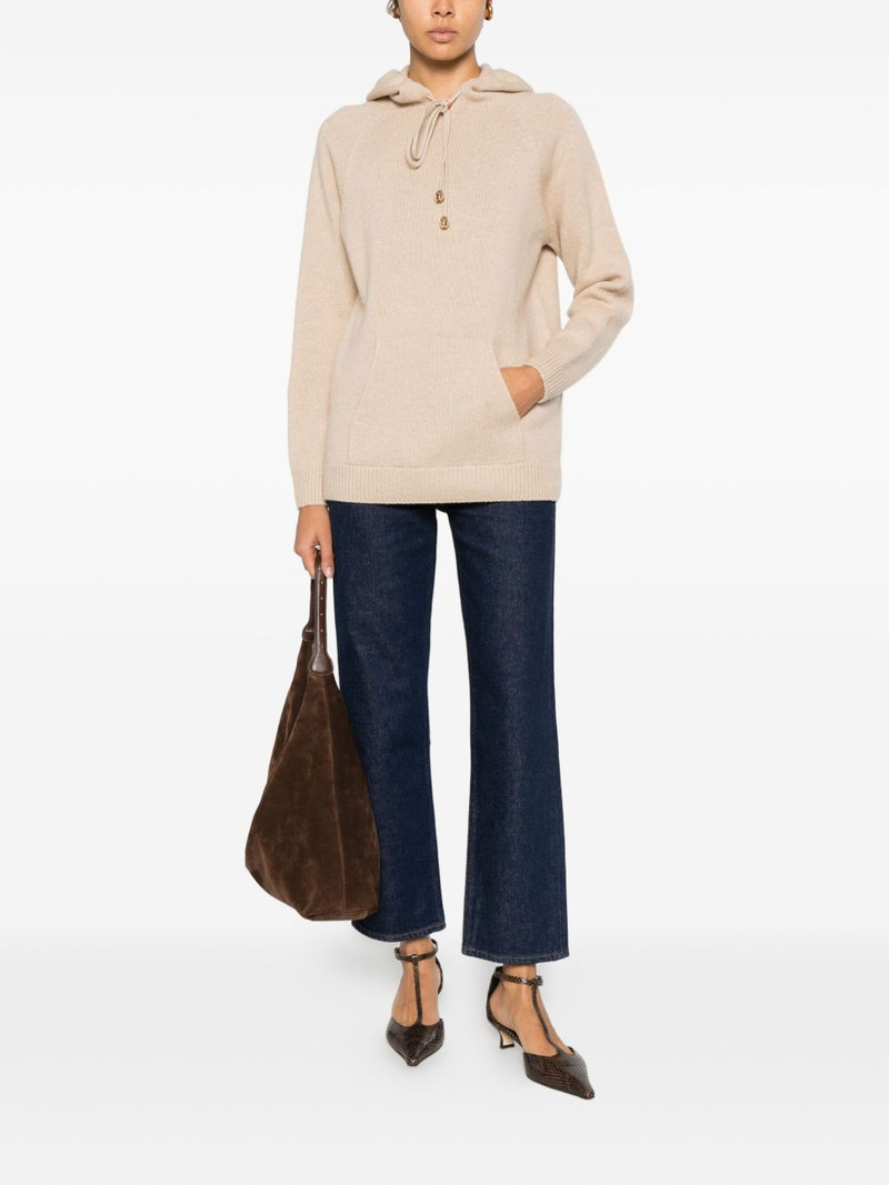 FABIANA FILIPPI drawstring kangaroo-pocket hoodie outlook