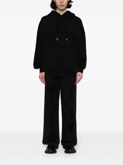 FENG CHEN WANG ripped track pants outlook