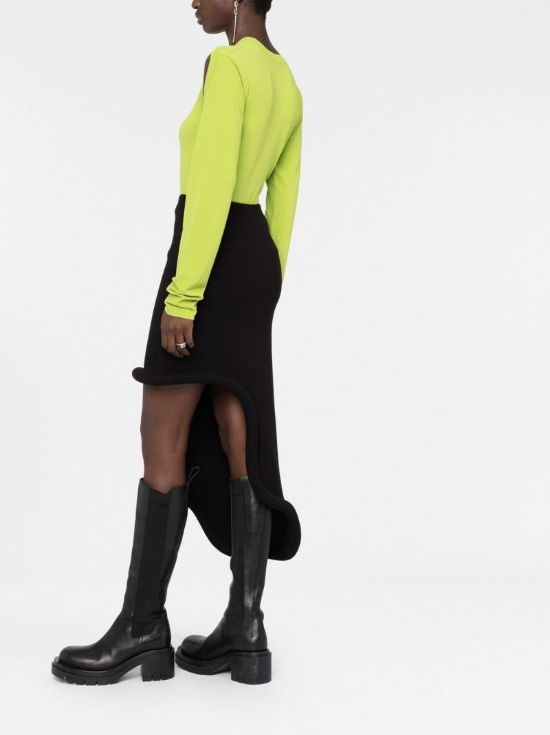 cut-out knitted jumper - 4