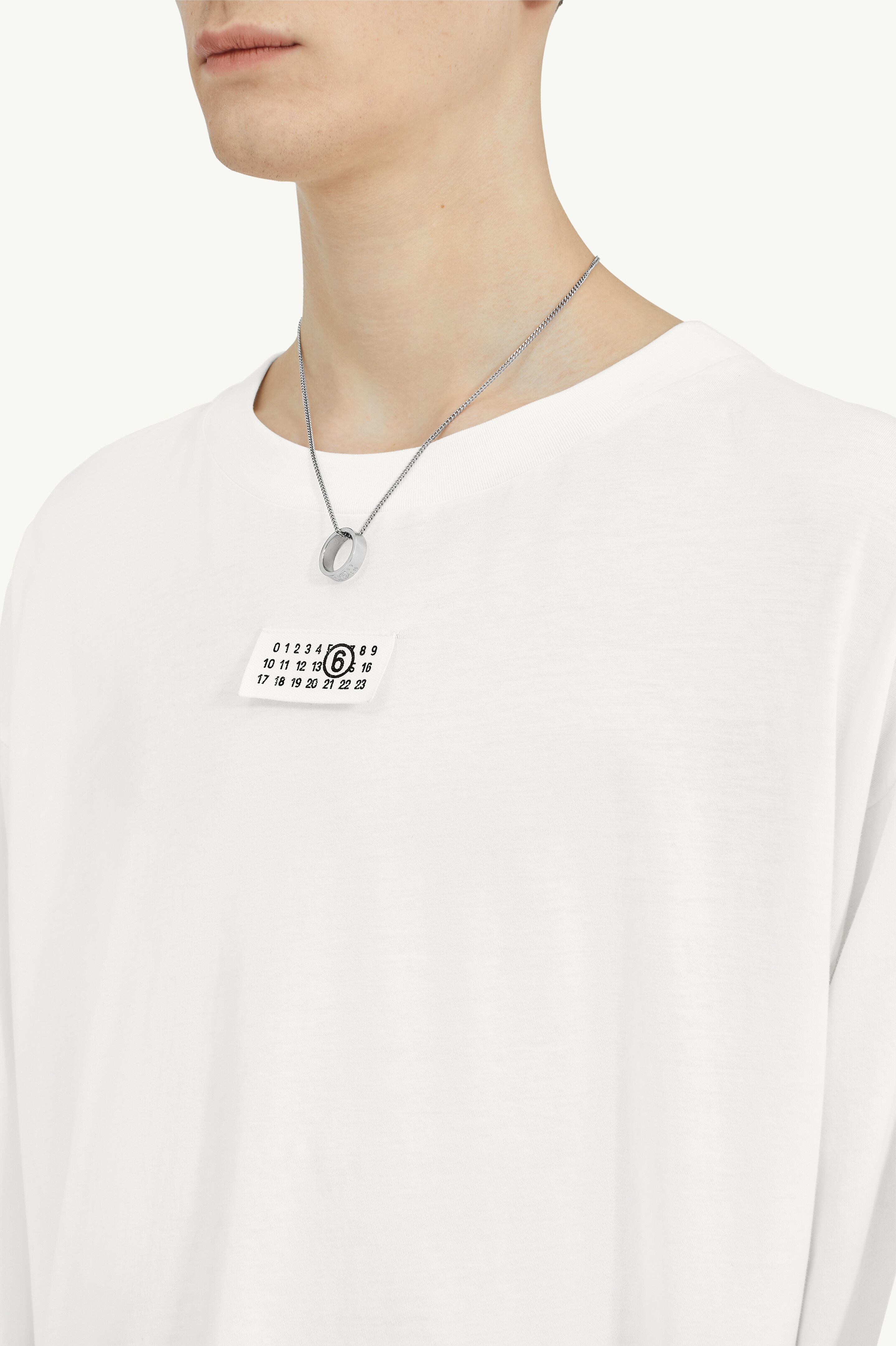 Long Sleeved Numeric Signature T-Shirt - 5