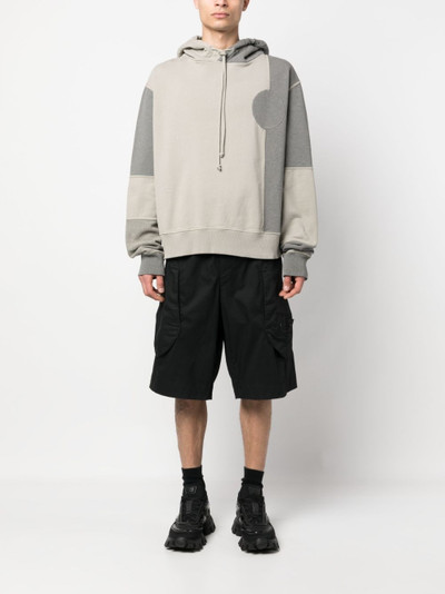 Stone Island Shadow Project cotton-blend drop-crotch shorts outlook