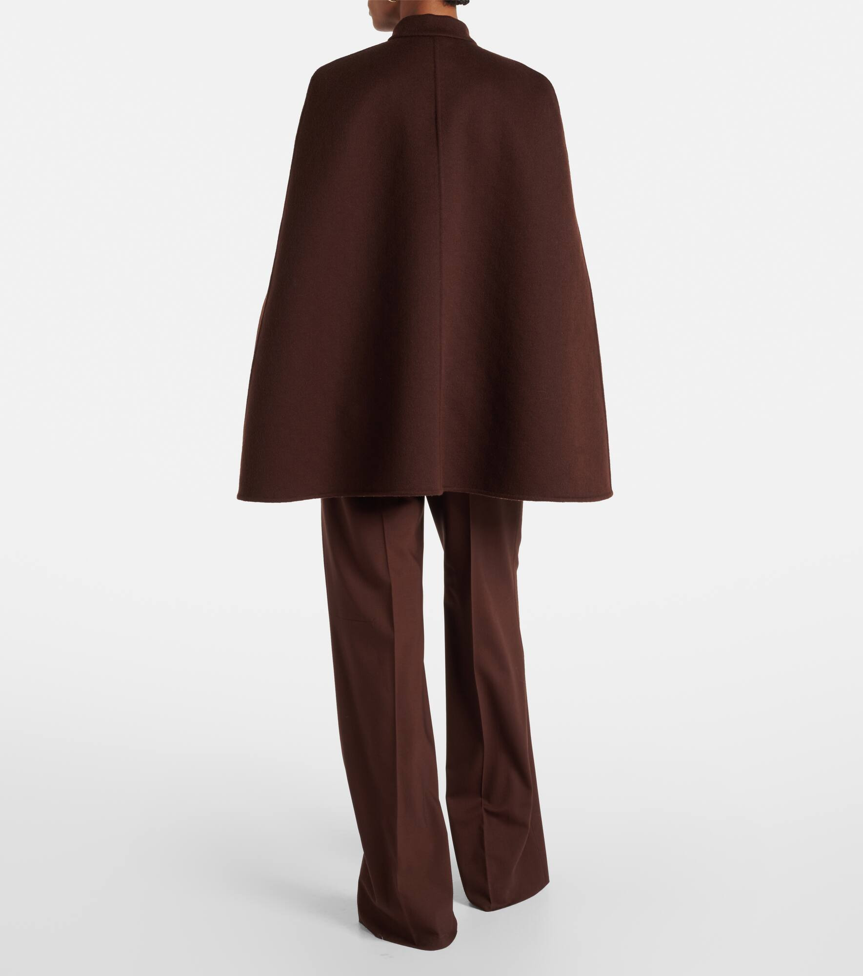 Horsebit wool cape - 3