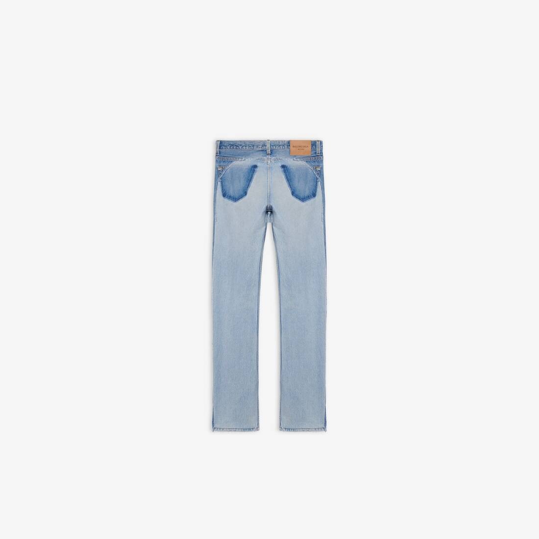 Recycled Slip Patch Pants in Washed Indigo - 2