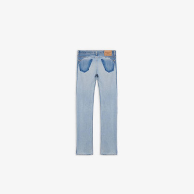 BALENCIAGA Recycled Slip Patch Pants in Washed Indigo outlook