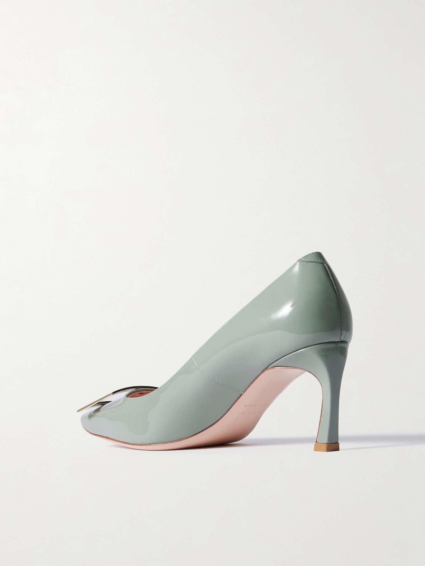 Belle Vivier Trompette 70 patent-leather pumps - 3