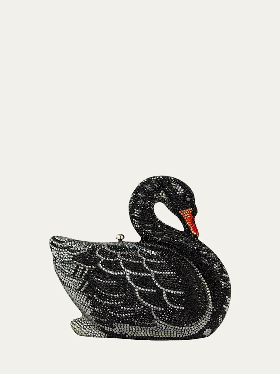 Swan Crystal Minaudiere - 1