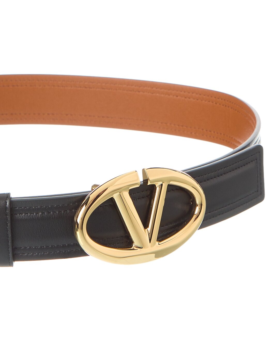 Valentino VLogo Moon 30mm Leather Belt - 2