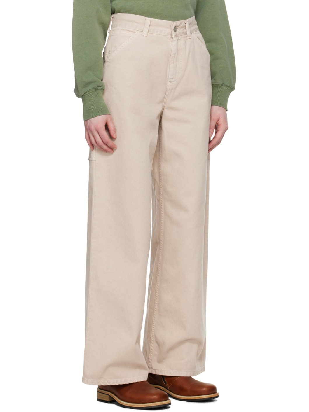 Beige Jens Trousers - 2