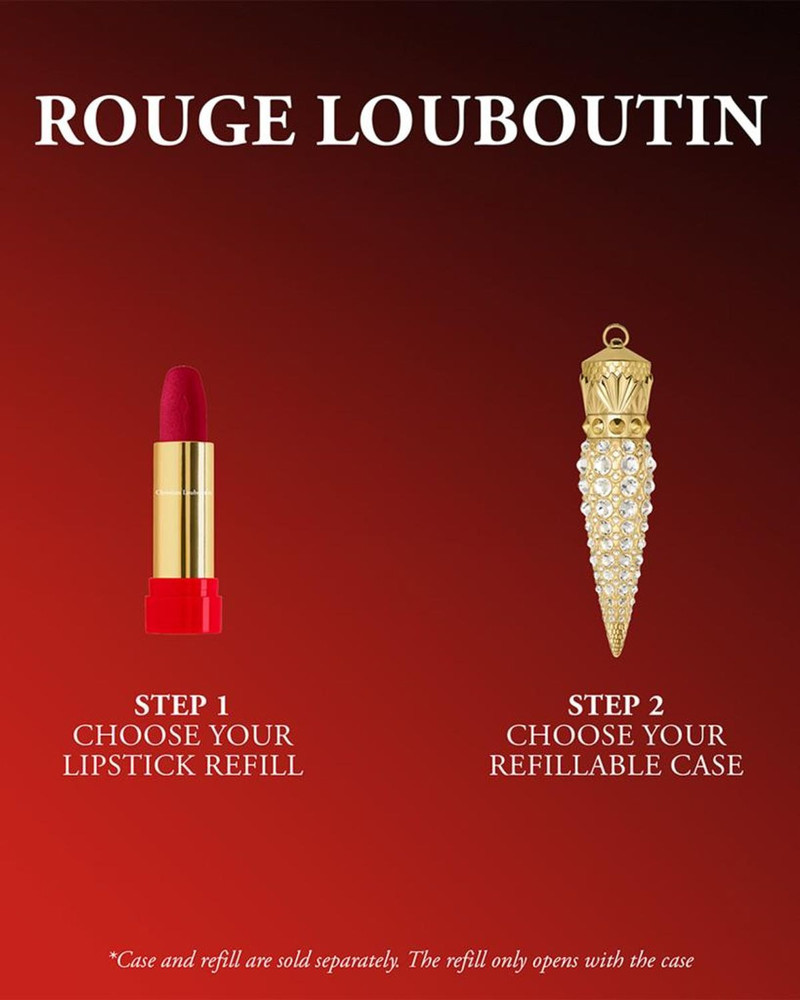 Strass Rouge Louboutin Refillable Lipstick Case 3