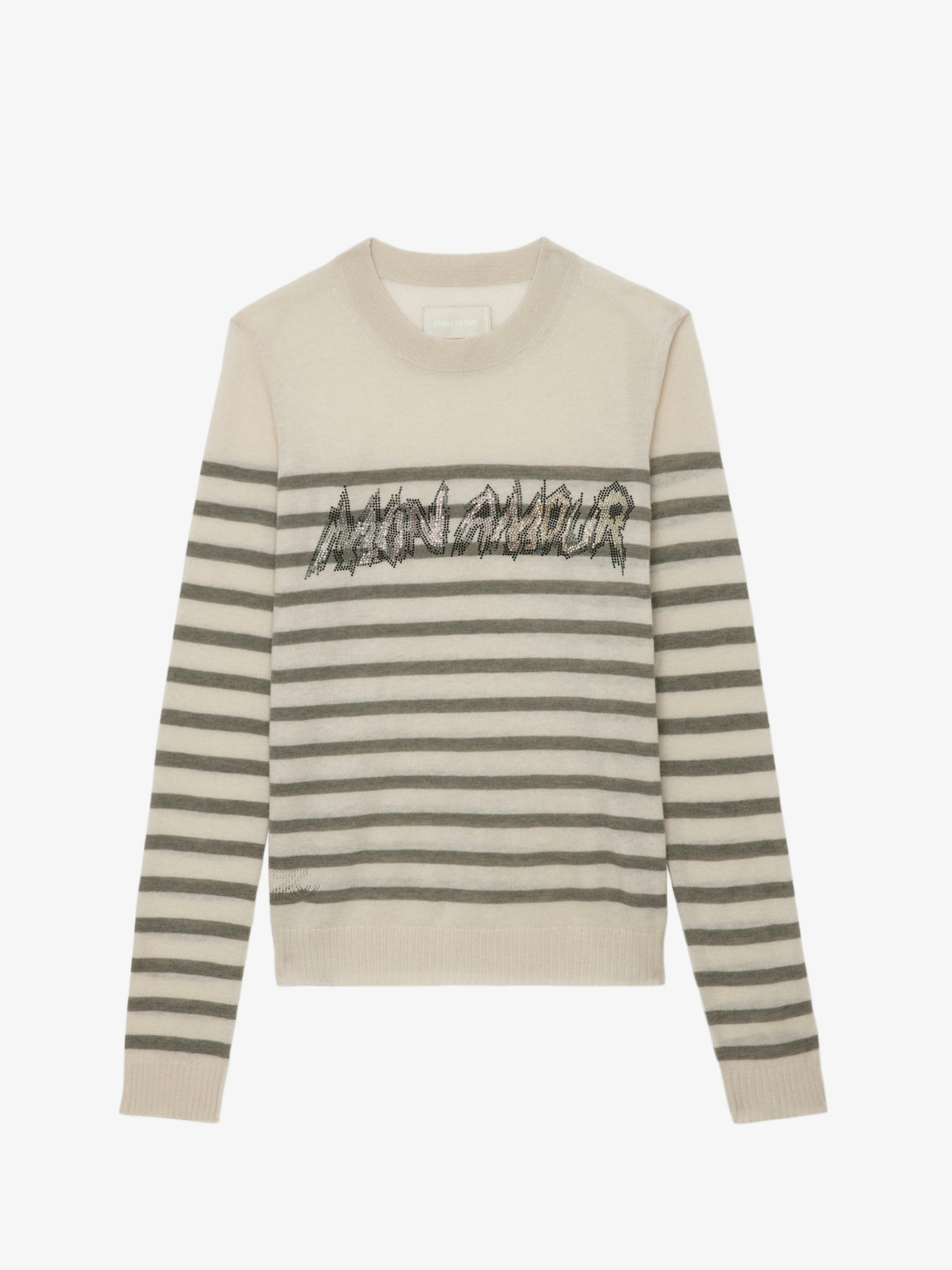 Source Mon Amour Diamanté Cashmere Sweater - 1