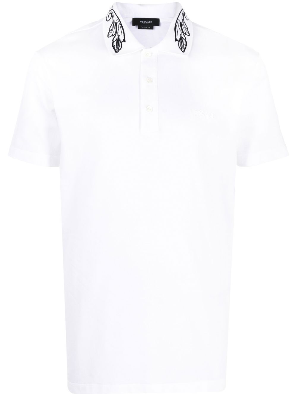 Barocco-embroidered polo shirt - 1