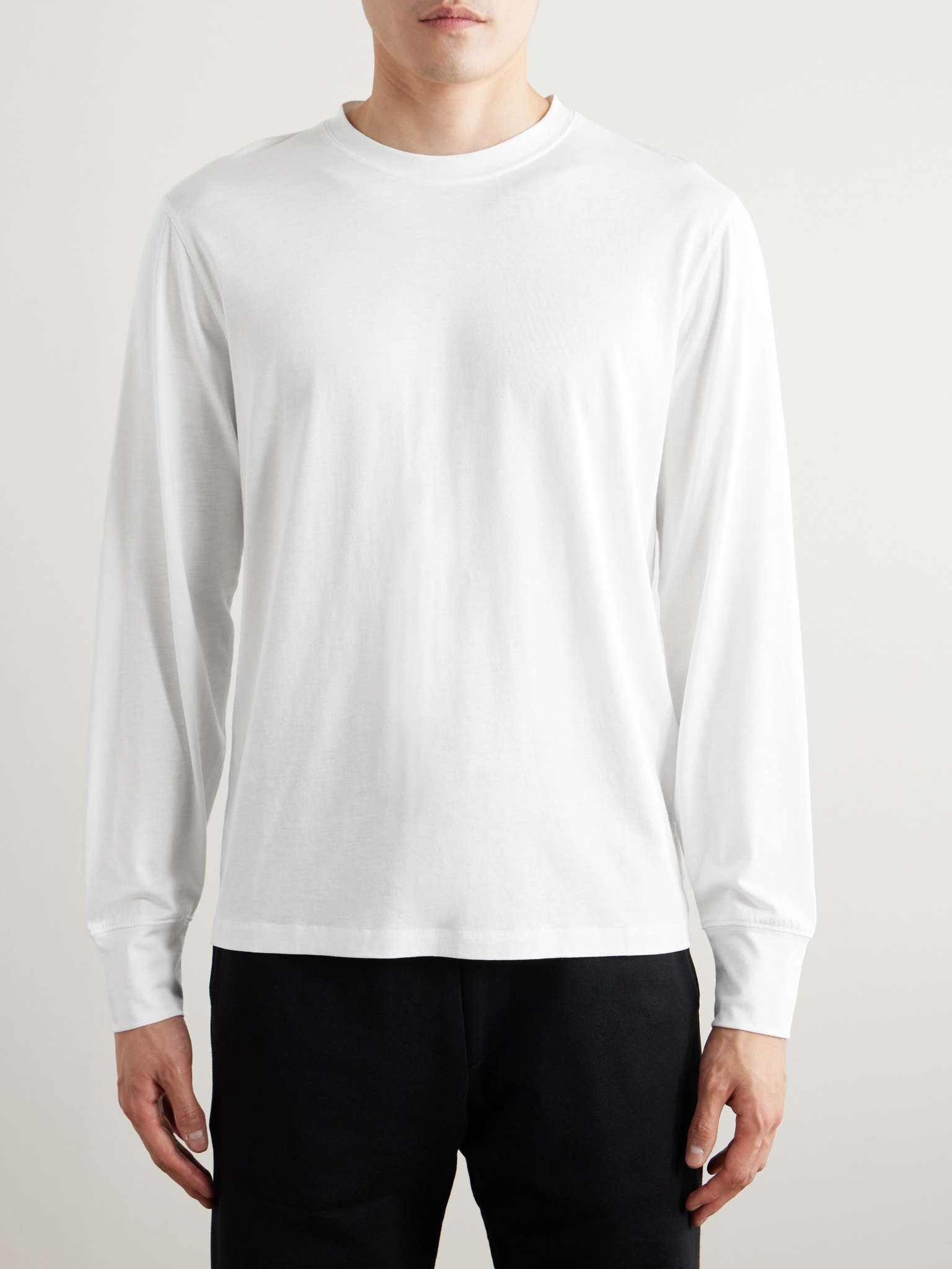 Slim-Fit Lyocell and Cotton-Blend Jersey T-Shirt - 3