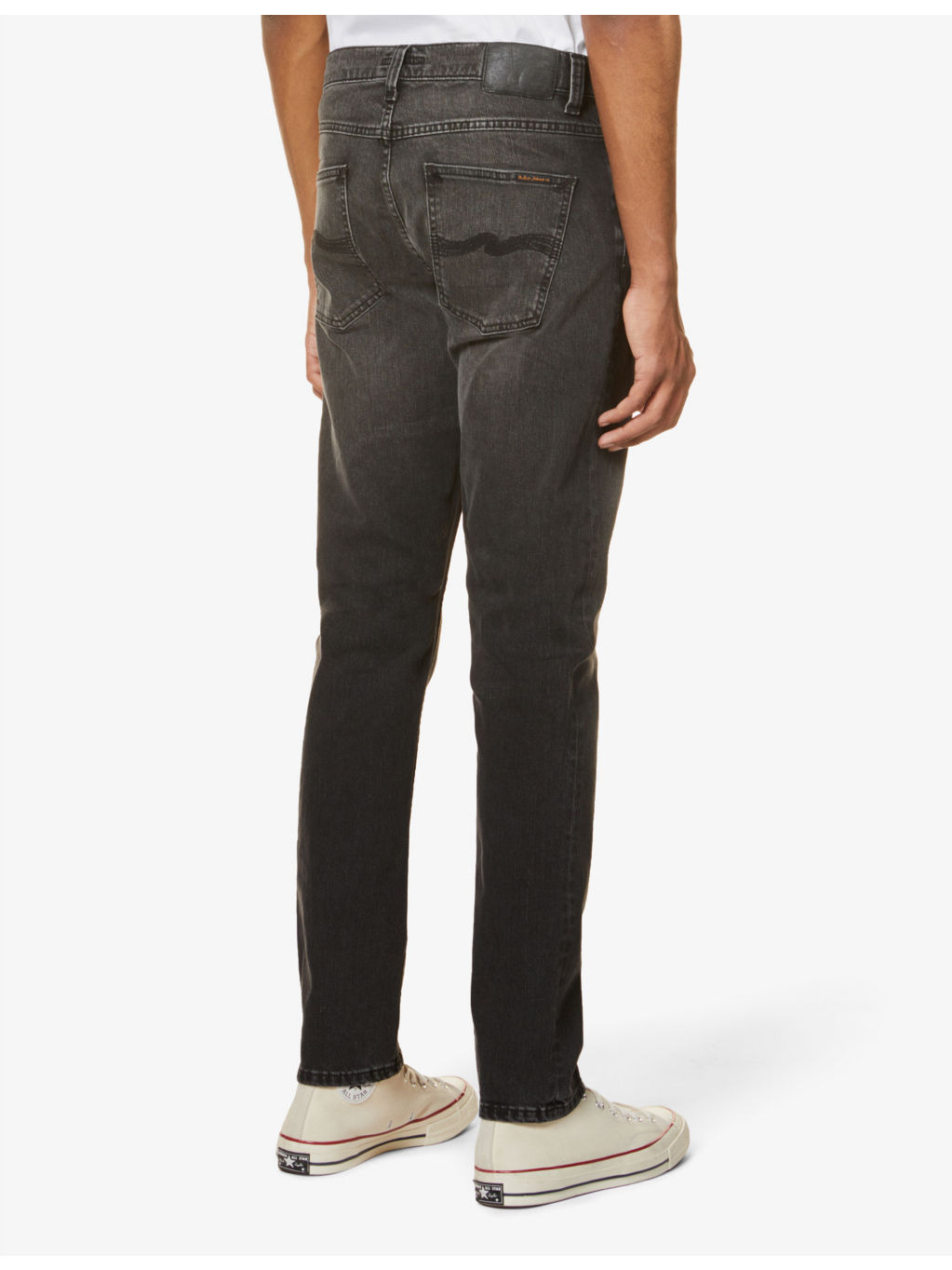 Lean Dean slim-fit mid-rise stretch-denim tapered jeans - 4