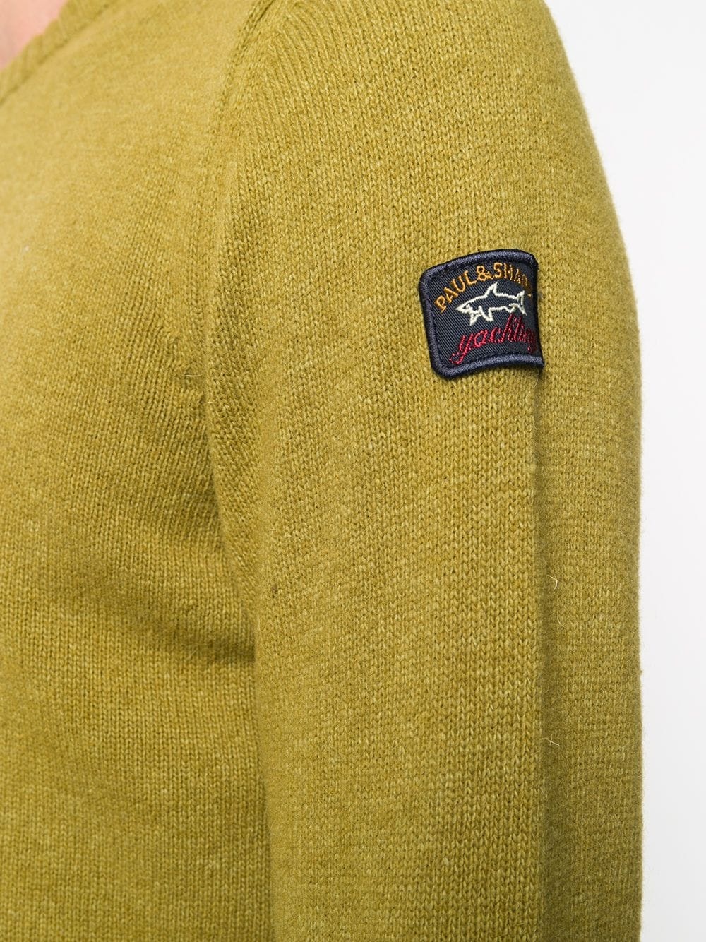 crew neck rib-trimmed jumper - 5