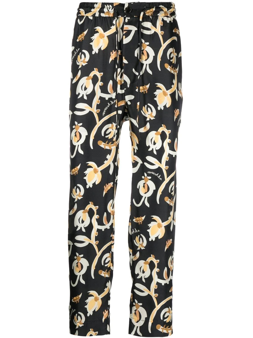 Jain floral-print trousers - 1